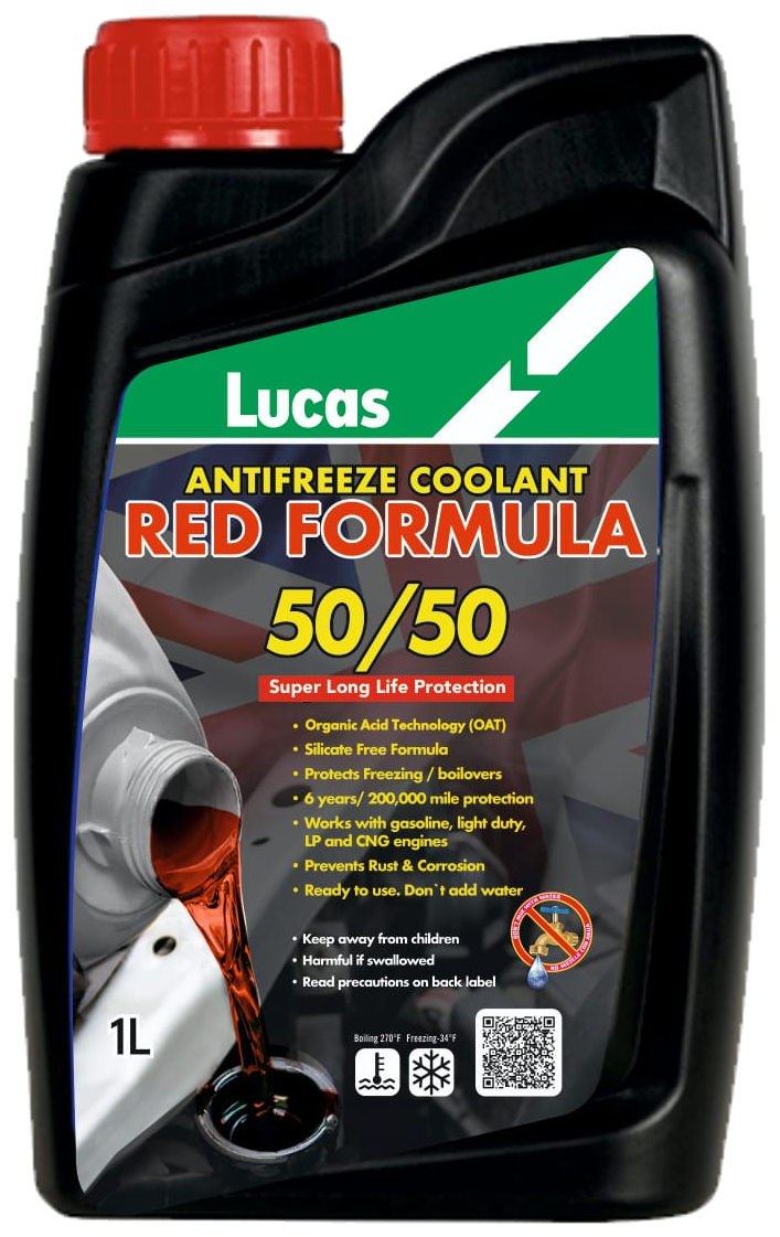Lucas Antifreeze Coolant Red Formula 50/50 (1 L)